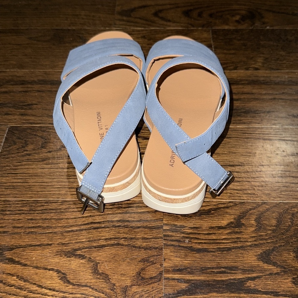 Adrienne Vittadini Sport Platform Sandals size 7.5 - Picture 2 of 6